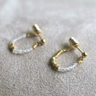 Earrings Moonstone 14k Gold Spacer-Guardian-
