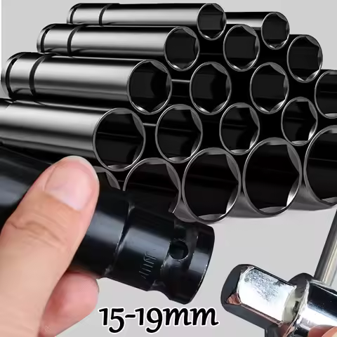 Extended Hexagon Socket 15mm 16mm 17mm 18mm 19mm Metric Wrench Socket Deep Impact Wrench Head Tire R