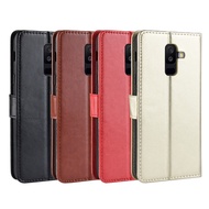 Suitable for Samsung Galaxy A9 Star Lite Flip Phone Case A6PLUS Protective Case A6+Phone Leather Cas