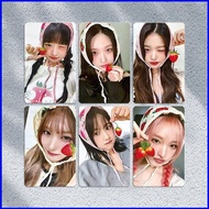 SQ3 6PCS/Set IVE Yujin LOMO Card IVE EMPATHY Album Wonyoung Postcard Collection Stars Periphery QS3