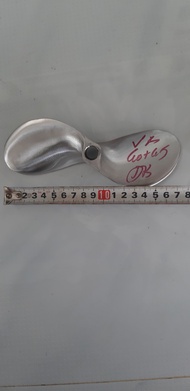 chân vịt inox 6.0 - 6.5hp cánh tròn cốt thẳng gen 14mm cho máy xăng