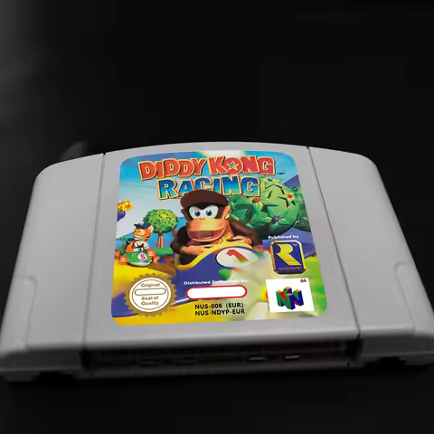 Diddy Kong Racing Game Cartridge for 64 Bit PAL EUR Consoles N64 Game Card