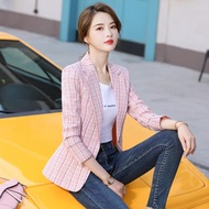 2020 Plaid Blazer Women Blazer Korean Blazer Women Suit Casual Blazer