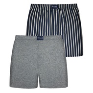 Byford 2pcs Men Knit Boxer Shorts Combed Cotton BMX576896