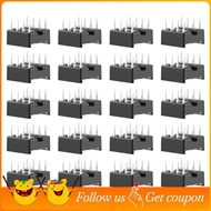 20 x 8 Pin 2.54mm Pitch IC Sockets Solder Type Adaptor