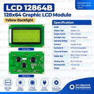 LCD Character & Graphic Display Module 0802A 0802B 1602 2004 12864B | Blue / Yellow | I2C Option