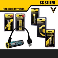 Nitecore Battery Rechargeable NL183 (18650), NL1826, NL1835, NL166 (RCR123A), NL1485 (14500)