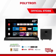 TV LED Polytron 43 Inch Android Soundbar PLD 43BAG9953