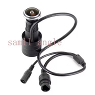 POE Wired Network IP Fish-eye Wide-angle Door Eye Anti-theft Door2MP Cat Eye Remote Camera APP ICsee