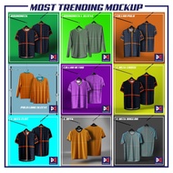 🔥Realistic 3D Mockup 2024‼️Sports Jersey/ Muslimah‼️Front & Back View‼️PSD File‼️