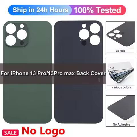 Back Cover for iPhone 13 Pro 13 Pro Max Battery Door Housing Replacement Part, for iPhone 13 Pro Max