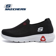 Skechers_ สเก็ตเชอร์ส รองเท้าลำลอง ผู้หญิง Go Walk Walking Shoes S รองเท้าเดินสำหรับผู้หญิง BLACK