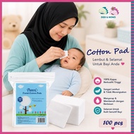 PUREEN Facial Cotton Pad ( 100's ) Kapas Muka Kapas Kosmetik
