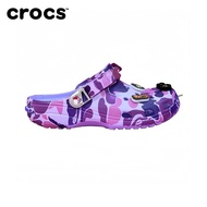 『Crocs』 Costco ✈️ Crocs × Bape Iron buckle camouflage Beach shoes