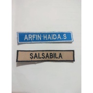 Custom Computer Embroidery Name Bet ELITE B 182 Neat Stitching Size 1.8x8.5cm Embroidered Uniform At