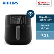 PHILIPS 7.2L Air Fryer HD9285/91 | 5000 Series XXL Connected Versatile Cooking Companion Penggoreng 