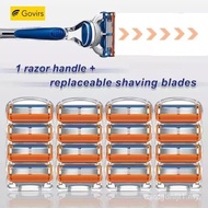 Suitable for Gillette Fusion 5 Blade Blade Compatible Replacement Blade, Equipped with Comfortable O