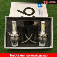 ส่งฟรี!! หลอดไฟหน้า LED Vigo 2005 2007 2009 2011 2013 2014 vigo champ โคมไฟหน้าเดิมๆ ไฟสีขาว สูงต่ำ 