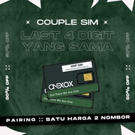 ONEXOX/XOX COUPLE NOMBOR PREPAID