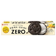Korea Imported LOTTE LOTTE ZERO Cream Sandwich Cocoa Biscuits 96g Office Snacks Snacks