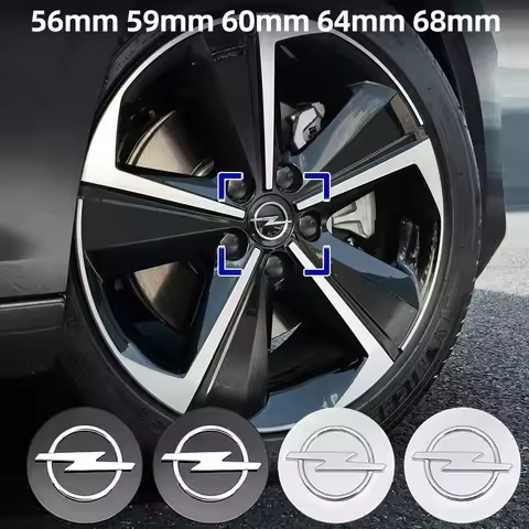 4pcs 56mm 59mm 60mm 64mm 68mm Car Wheel Center Hub Caps For Opel Corsa C D E F A B Gsi Turbo Cors OP