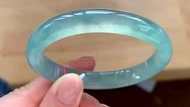 冰種 天然翡翠 緬甸 A玉 玉鐲 • 冰種老藍水翡翠貴妃鐲
