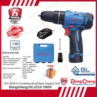 DongCheng DCJZ23-10iEK 12V Cordless Brushless Driver / Hammer Drill / Impact Function DCJZ23-10i EK