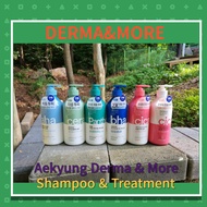 Aekyung Derma & More Hypoallergenic Mild Acid Shampoo & Treatment 600ml