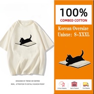 100% Cotton T Shirt /220G Oversized T Shirt For Men Women Plus Size Printing T shirt Tops Tees 7