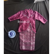 CHILDREN'S MALAY SUIT SONGKET SKIRT baju budak perempuan set baju budak perempuan style ootd
