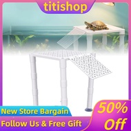 Titishop AYNEFY Basking Platform  Large with Ramp for Turtles Sturdy Standing Dock 25 to 75 Gallon A