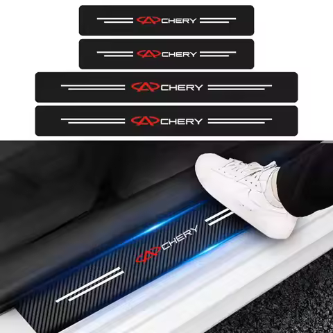For Chery Jaecoo Tiggo 7 Pro 4 Fulwin Arrizo Gx EQ7 E3 Amulet Fora IQ Car Logo Decals Carbon Fiber D