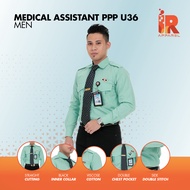 Baju PPP Hijau Rasmi Lengan Panjang IR Apparel