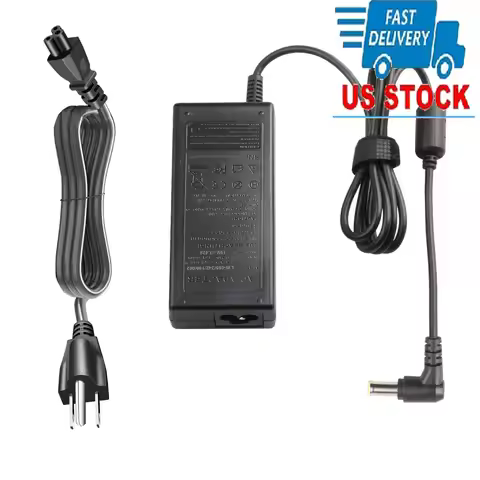 AC Adapter For HP VH240a 1KL30AA#ABA 23.8-inch LED Monitor 65W Power Supply Cord