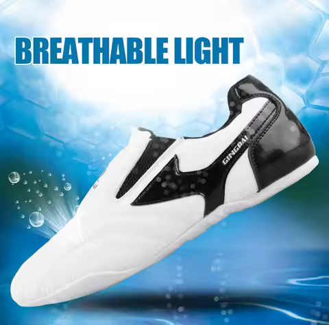 Breathable Taekwondo Shoes Karate Kung Fu Wrestling Martial Arts Shoes Women Men Adult Children Soft
