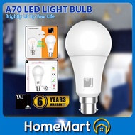 Lampu YETPLUS Led Bulb B22 A70 6500K Lampu Led Siling Mentol B22 LED Light Bulb Downlight LED Classs
