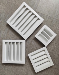 Cửa gió louver ( nan Z) 400x400 450x450 cửa gió chớp thông gió lắp nhà vệ sinh chống hắt mưa kèm lướ