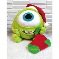 SEGA Monster Mike Wazowski Christmas preloved plush toy.