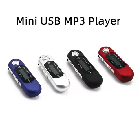 Portable Mini USB MP3 Player 32GB TF Storage FM Radio Music Player Digital LCD Screen Multifunction 