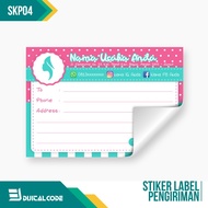 Skp04 Online Shop Olshop Package Delivery Label Sticker
