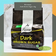 Fine Sugar 1 Kg Castor Powder Ricoman Dark Brown Sugar Caster Caster