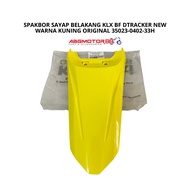 NEW KLX BF DTRACKER REAR WING FENDER YELLOW Original 35023-0402-33H
