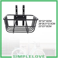 [Simple] Bicycle Basket, Bicycle Basket, Detachable Pet Basket Carrier, Metal Bicycle Bag, Front And