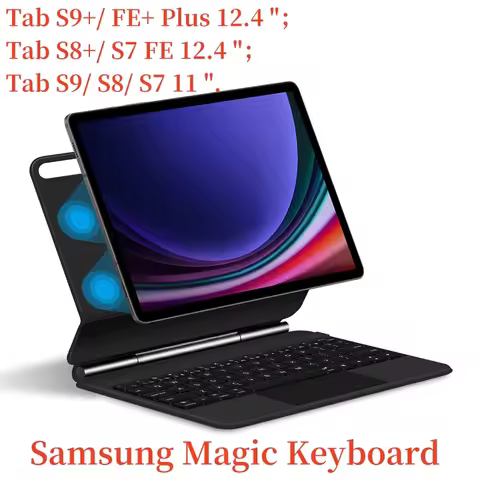 Magic Keyboard for Samsung Tab Spanish Russian Korean Arabic Portuguese French Tablet Keyboard Tab S
