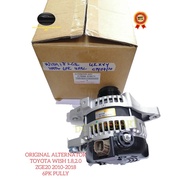 ORIGINAL NEW ALTERNATOR TOYOTA WISH ALTIS 1.8 2.0 ZGE20 ZRE142 ZRE143 (27060-37071) 6PK PULLY