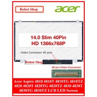 14.0 Acer Aspire 4810 4810T 4810TG 4810TZ 4820 4820T 4820TG 4820TZ 4830 4830T 4830TG 4830TZ LCD LED 