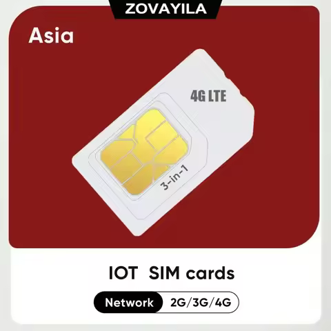 M2M Data-4G LTE SIM Card Asia Universal Cellular IoT Device, Roaming Watch Collar, GPS Gateway, 360 