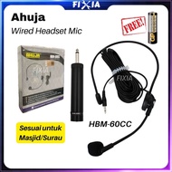 Ahuja HBM-60CC Headband Headmic Headset Microphone Mic Mikrofon Gantung Telinga Surau Masjid FIXIA
