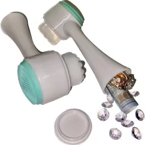 Bathroom Hidden Storage Box Silicone Face Cleansing Brush Double-Sided Removal Blackhead Medicine Bo