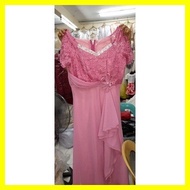 ☩ ☸ OLD ROSE NINANG LADIES DRESS (SPONSOR DRESS)